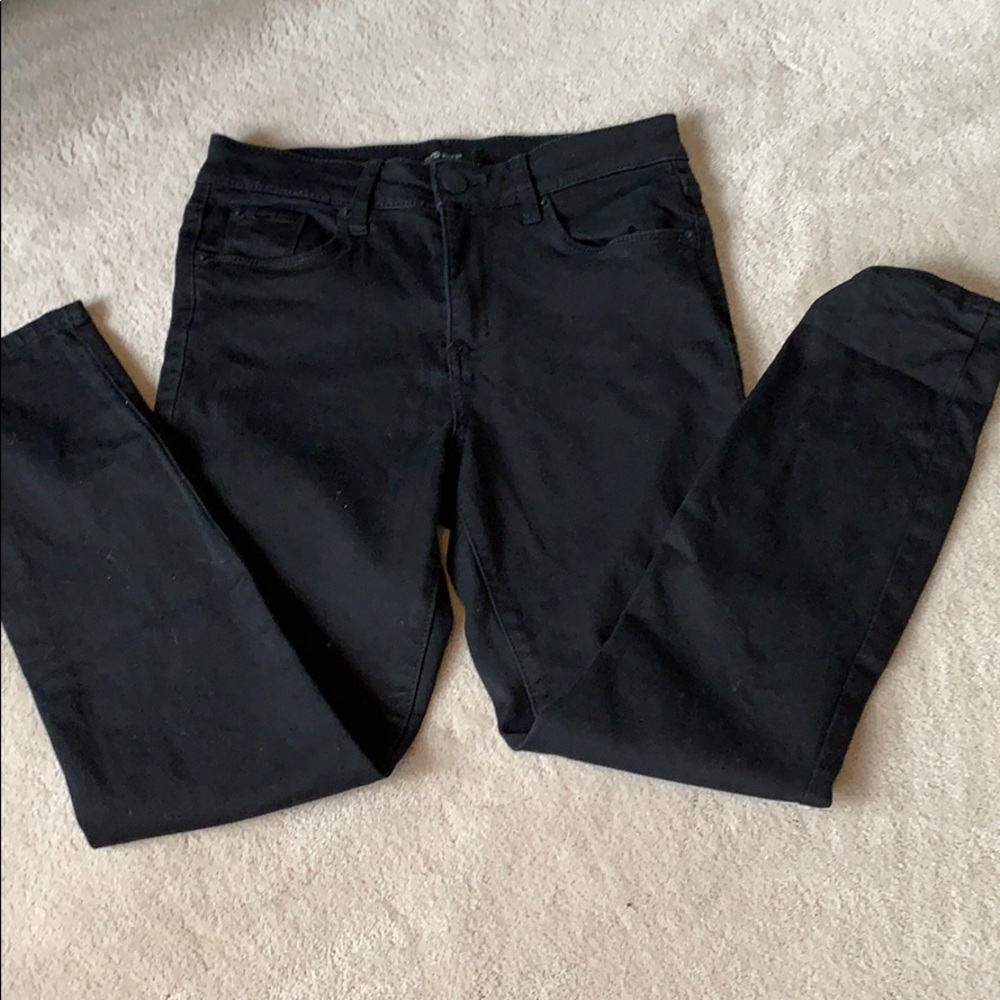 Black jeggings